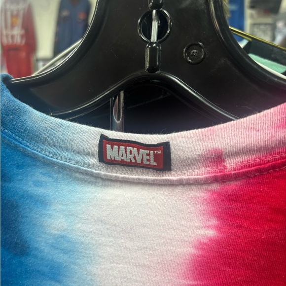 Vintage 90's Marvel Captain America Universal Studios Single Stitch T-Shirt L - Picture 7 of 8